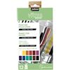 Pebeo Vitrea 160 Scoperta-Set di Pittura su Vetro per Decorazione-Kit di 12 Flaconi da 20 ml-Colori Assortiti, 12X20ML