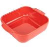 Peugeot PSP60213 Appolia Pirofila Quadrata 21cm, Ceramica, Rosso