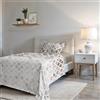 Italian Bed Linen Set Lenzuola Letto Fashion, Made in Italy- Completo Letto in Morbida Microfibra, Lenzuolo Sotto con Angoli, Telo Sopra 180x270 e Federa con Patella Interna, Piazza e Mezza, Florence