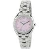 Breil, Collezione Claridge, Orologio Donna Solo Tempo, Lunetta e Quadrante MOP Rosa con Pietre, Bracciale in Acciao, Pietra Sfaccettata sulla Corona, Chiusura con Pulsanti, Cassa 34 mm, Silver-Rose