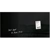 SIGEL GL145 Lavagna magnetica in vetro premium, superficie lucida, 91 x 46 cm, montaggio facile, nero, Artverum
