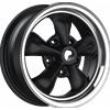 Cerchi in lega Fondmetal TT01 5.5x15 Matt Black Machined No Clearcoat Machined Lip