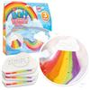ZIMPLI - 3 x Grandi Baff Bombz Nuvola Arcobaleno, Crea un effetto arcobaleno, frizzante, avventura durante il bagnetto, Bombe da Bagno Frizzanti, Regalo di Natale per Bambini