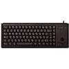 CHERRY G84-4400, Tastiera Compatta con Trackball, Layout per la Francia (AZERTY), Cablate (Connessione USB), 2 Tasti Mouse, Switch Meccanici ML, Nero