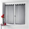 Douceur d'Intérieur 1626544 Coppia, Poliestere, Antracite, 2 x 60 x 160 CM