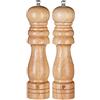 PREMIER Housewares 1103899 Set Sale e Pepe, 8 Pollici, Legno di Gomma con Lettere Incise