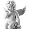 Rosenthal Angelo grande, bianco opaco, angelo bacio a mano, 14 cm