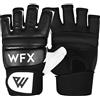 WFX Sacco da boxe guantoni da karate MMA body combbat taekwondo allenamento arti marziali combattimenti muay thai (S, nero)