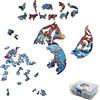 Tizund Puzzle in Legno per Adulti e Bambini,Puzzle in Legno Magici a Puzzle Legno 3D Colorato Unico a Forma di Animale Bellissimo Pacchetto Regalo, Bellissimo Pacchetto Regalo (Volpe)