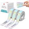 Phomemo D30 D30D Etichette Adesive, 12mm x 40mm, 3 rotoli, a colori | per l'Organizzazione e la Classificazione dei Documenti - Compatibili con le Stampanti Termiche D30, Q30S, Q30 e Q31