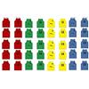 Softee Equipment Set di 5 pettorine Softee numerate da 11 a 15 Gilet, Rosso, Taglia Unica Unisex-Bimbi