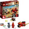 LEGO NINJAGO La Moto di Kai, Giocattoli per Bambini di 4 Anni con Minifigure del Ninja e del Serpente Guerriero Rattla, 71734