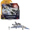 Mattel Buzz Lightyear La vera storia di Buzz Serie Hyperspeed Navetta Spaziale XL-01 lunga 3,2 cm e Action Figure di Buzz Lightyear da 17,8 cm, Giocattolo per Bambini 4+ Anni, HHJ94