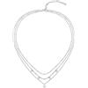 BOSS Jewelry Collana con Catene Multiple da Donna Collezione IRIS in Acciaio Inossidabile con Charm - 1580330