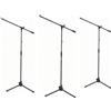 Proel 3x PROEL RSM180 ASTA PER MICROFONO A GIRAFFA STAND ASTA MICROFONICA A TREPPIEDE