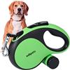 Edipets, Guinzaglio per Cani Allungabile, Retrattile, 5 e 8 Metri, Guinzaglio Flessibile per Addestramento e Passeggiate, per Cani Piccoli, Medi e Grandi (5 Metri, Verde)