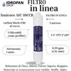 Ionicore AIC-10CCB Filtro in linea CB cocco 2x10 5µ 1/4FPT