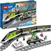 LEGO City Treno Passeggeri Espresso, Locomotiva Giocattolo Telecomandata con Luci Dimmerabili, Banchina, 6 Minifigure e Binari, Giochi per Bambini, Bambine, Ragazzi e Ragazze, Idee Regalo 60337