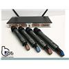AREA-MIC SKM4000-GG RADIOMICROFONO PROFESSIONALE CON 4 TRASMETTITORI A MANO