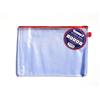 Habercrafts Tuff Bag - Astuccio in plastica trasparente, formato A4, con cerniera, resistente all'acqua, rinforzato, in rete, adatto per formato A4, confezione da 1