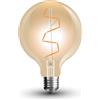 V-TAC GLOBO LED E27 4W FILAMENTO VINTAGE AMBRATA BIANCO CALDO VT-2024-LED217146