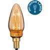 V-TAC LAMPADINA LED E14 2W AMBRA A CANDELA CON INCISIONI LASER VT-2152-LED217472