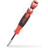 Wiha Destornillador con cargador LiftUp 25 magnético en surtido con 12 bits, de 1/4 (38601)