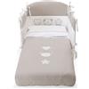 Pali Set Piumone Pali Birillo Bianco/tortora