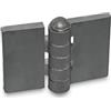 Ganter Normelemente | Cerniera per saldatura - GN 1366-ST-60-60-A-BL | profilo in acciaio | larghezza 60 x 60 mm