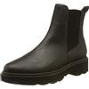 Paul Green Stivaletto da Donna 9107-012 in Pelle Liscia Nera, Nero, 40 EU