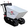 Seven Italy Motocarriola cingolata Seven Italy T500HD GX - Cassone dumper idraulico - Portata 500 kg