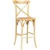 Biscottini sgabelli cucina legno 122x44x48 cm | Sgabello legno Thonet | Sgabello alto con schienale | Sgabello cucina e bar