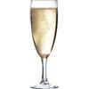 Arcoroc - Collezione Elegance - 6 flauti da champagne 17 cl in vetro - Uso professionale - Imballaggio rinforzato, adatto per la vendita online