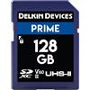 Delkin 128 GB prime SDXC uhs-ii U3/V60 1900 x scheda di memoria