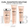 Kerastase curl manifesto rituel - bain hydratation douceur - fondant hydratation essentielle - crème de jour fondamentale