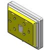 Inim KB-ALIEN/SB Distanziale in plastica Bianca per tastiera Alien/S