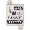 Inim Flex2R/2T Modulo su bus con 2 uscite releÃŒâ‚¬ 230V, 5A e 2 terminali d' ingresso, gestione nativa di tapparelle, veneziane e punti luce