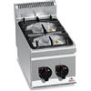 CUCINA A GAS 2 FUOCHI TOP - ECO POWER - SERIE 60