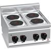 CUCINA ELETTRICA 4 PIASTRE TONDE TOP - SERIE 60