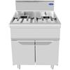 Friggitrice gas 2 Vasche 15 + 15 LT Electrolux - Dimensioni 800x930x850 mm  - CB Food Service S.r.l.