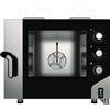 FORNO A GAS ELETTROMECCANICO COMBINATO CONVEZIONE VAPORE 4 TEGLIE 60x40 cm