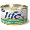 Life Pet Care Life Cat Natural Filetti di Pollo con Manzo - Life Pet Care - Life Cat Natural Filetti di Pollo con Manzo - 85GR