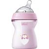 Chicco Biberon Natural Feeling Chicco 250 ml Rosa