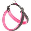 Ferplast Pettorina ergonomica per cani AGILA FLUO 4, Ottima vestibilità, Chiusura con laccetto, Soffice imbottitura, A=B 42÷70 cm 20 mm Fucsia