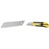 Stanley 0-10-425 Cutter con lama da 25 mm & Confezione 10 lame a spezzare da 25 mm, in astuccio 0-11-325