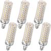 SCNNC Lampadina Mais E14 LED 12W, 220-240V, Non Dimmerabile, 1200LM Bianco Caldo 3000K, Equivalente 100W Incandescenza, Lampadina LED E14 Mais per Lampadario, Lampada da Tavolo, Lampada da Parete, 6 Pezzi
