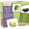 Avenue Mandarine JE510C Scatola con 24 flashcards multilingue (in 10 lingue), Verdure