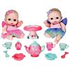 JC TOYS - Bambola Corpo Gomma. 2 Munecas Abito Fatine.con Set Te e Tavolo, Multicolore (16957)