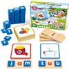 Coogam Legno Vocale Corte Lettura Lettere Ordinamento Giochi di Ortografia, Parole Flash Card Alfabeto Puzzle Montessori Giocattolo Educativo Regalo per Bambini 3 4 5 Anni