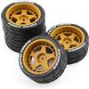 LICHIFIT 4 pz/1 Set Drift Mozzo Ruota Pneumatico RC Pneumatici per HPI per KYOSHO per Tamiya 1:10WRC TT02 XV01 RC Auto Modifica Parti di Aggiornamento